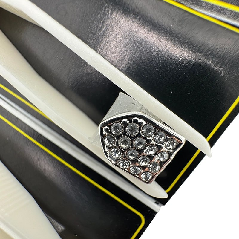 پیش فول نگین نقره ای