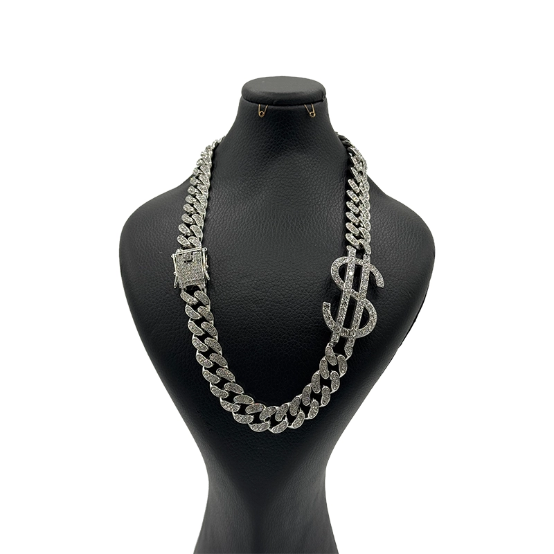 گردنبند فول نگین دلار