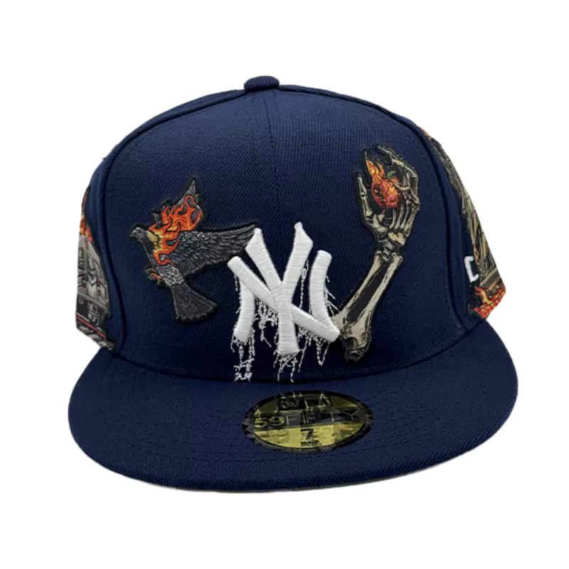 کلاه کپ فیت بک یا پشت بسته مدل NY NZMU طرح مترو