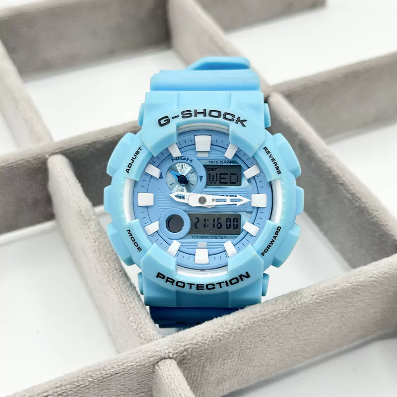 ساعت جی شاک G-Shock رنگ آبی آسمونی