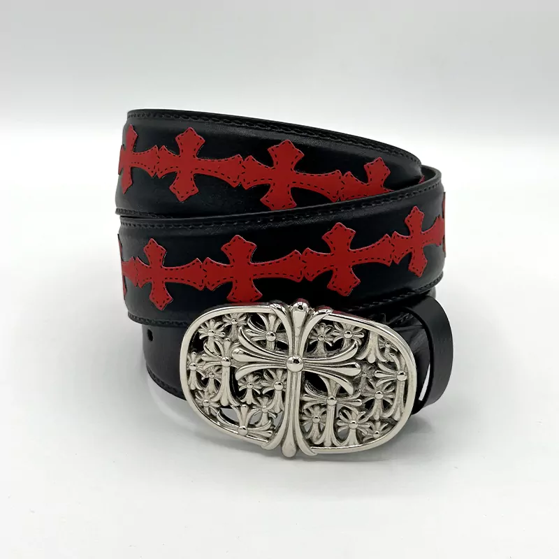 کمربند کروم هارتز پر صلیب کد 13 ( Chrome Hearts)