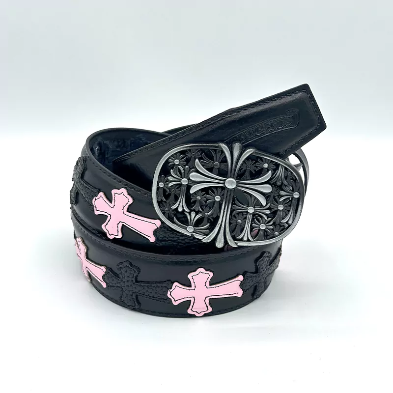 کمربند کروم هارتز چرم دوخته کد 8