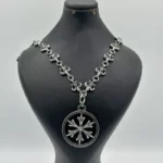 گردنبند کروم هارتز کد 10 Chrome Hearts