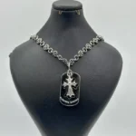 گردنبند کروم هارتز کد 19 Chrome Hearts