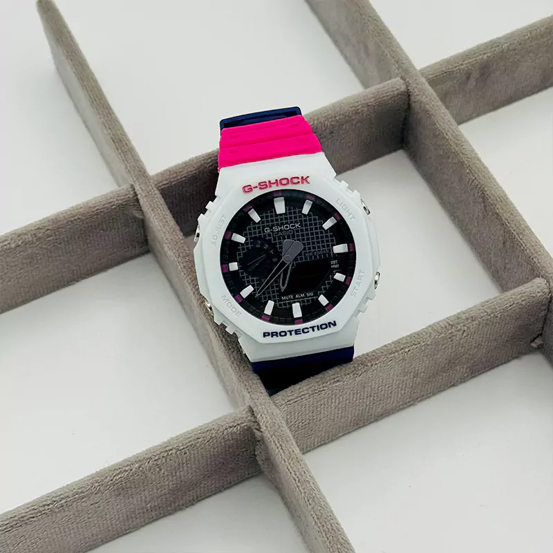 ساعت جی شاک G-shock دو رنگ پمپی