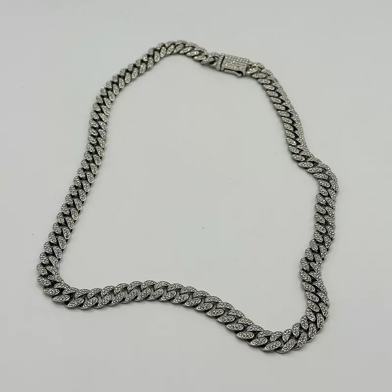 گردنبند چین فول نگین Ice Chain کد 5