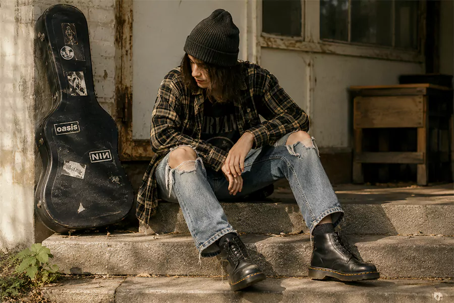 استایل Grunge چیست؟ راهنمای کامل سبک گرانج