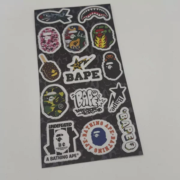 پک استیکر بیپ Bape کد 2