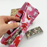 کیف پول بیپ صورتی Bape Wallet 3