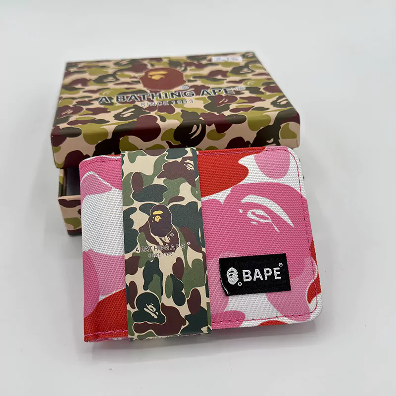 کیف پول بیپ صورتی Bape Wallet