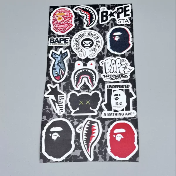پک استیکر بیپ Bape کد 3