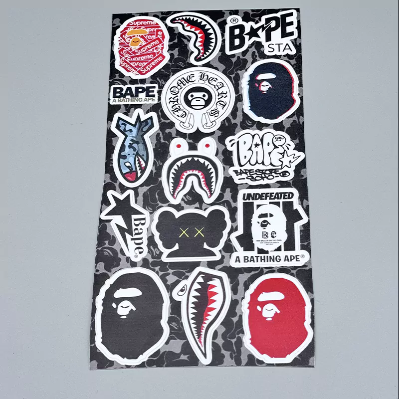 پک استیکر بیپ Bape کد 3