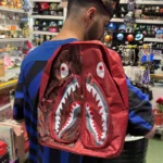 کوله بیپ Bape وارداتی قرمز 2