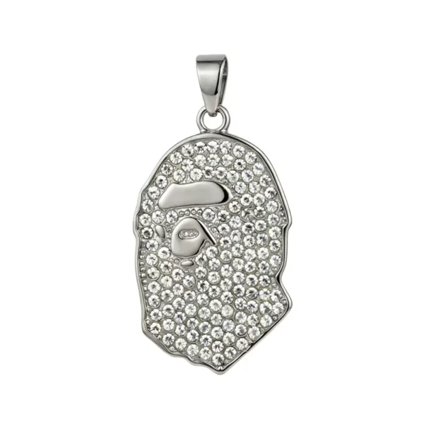 پلاک فول نگین بیپ Bape وارداتی